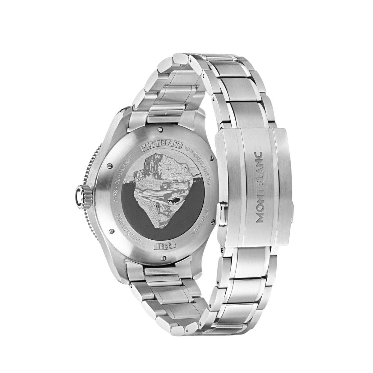 Montblanc New Watches - ICED SEA - 1858 AUTOMATIC DATE | 129373 | Manfredi Jewels