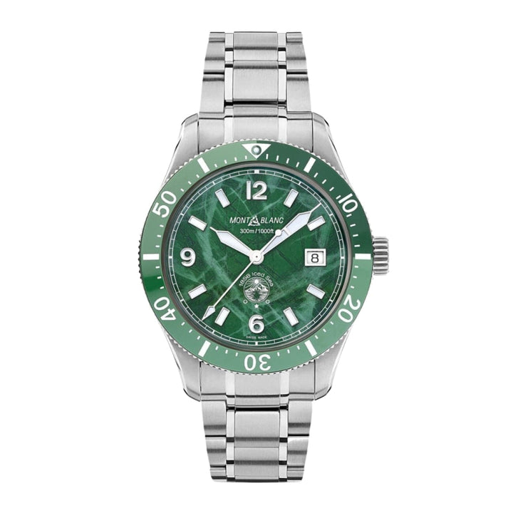 Montblanc New Watches - ICED SEA - 1858 AUTOMATIC DATE | 129373 | Manfredi Jewels