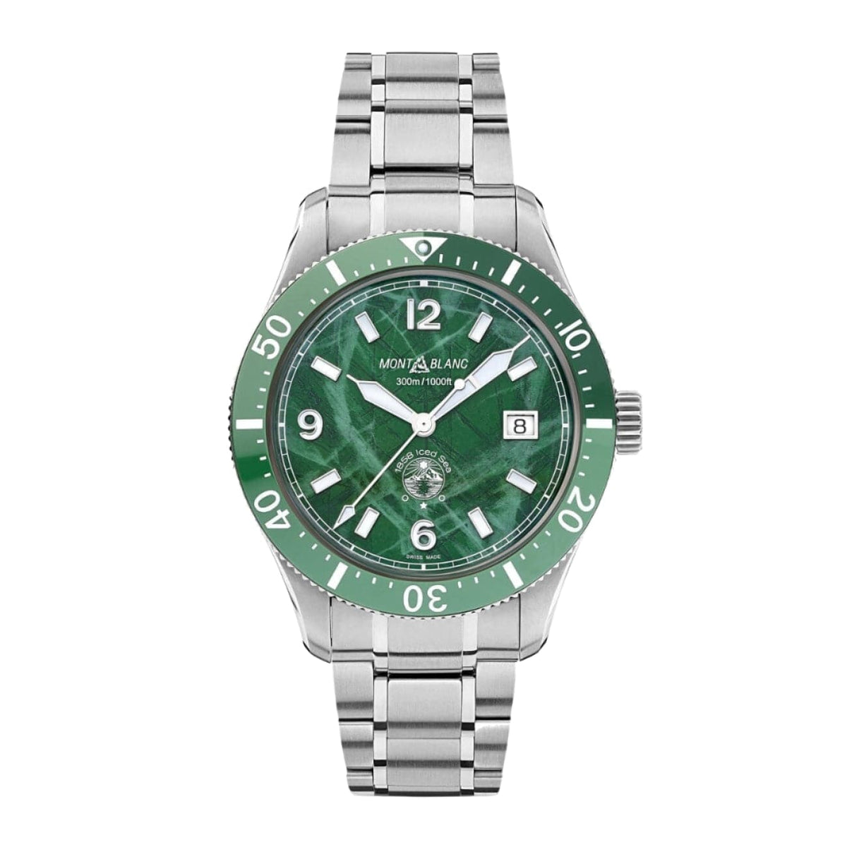 Montblanc New Watches - ICED SEA - 1858 AUTOMATIC DATE | 129373 | Manfredi Jewels