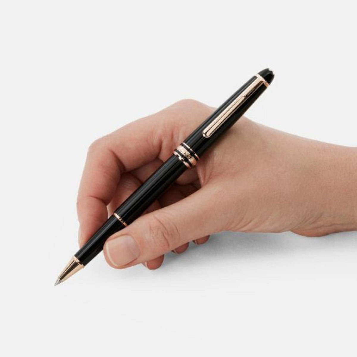Montblanc Accessories - Meisterstück Rose Gold-coated Rollerball Pen | Manfredi Jewels