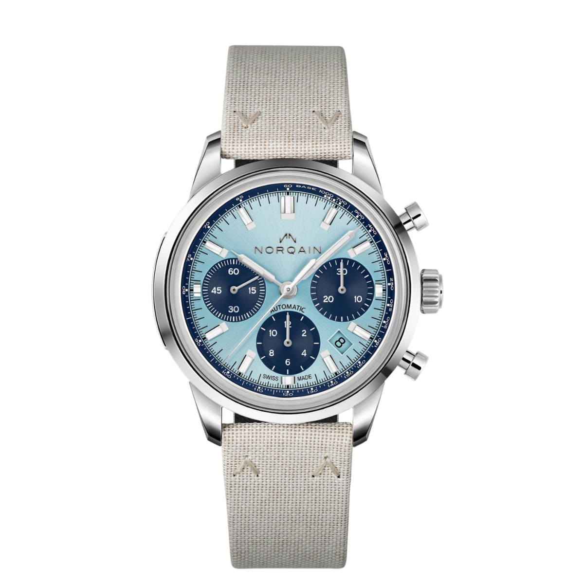 NORQAIN New Watches - FREEDOM 60 CHRONO - ICE BLUE | Manfredi Jewels