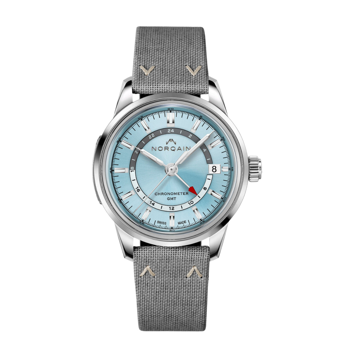 NORQAIN New Watches - FREEDOM 60 GMT - ICE BLUE | Manfredi Jewels