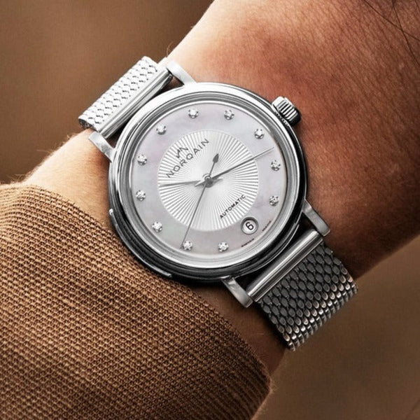 NORQAIN Freedom 60 34mm MOP Diamond Dial | Manfredi