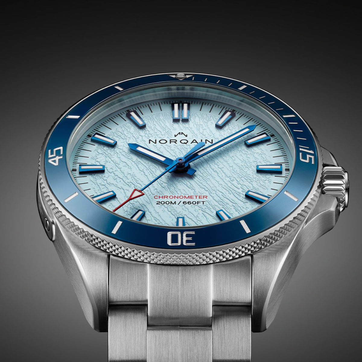 NORQAIN New Watches - NEVEREST GLACIER - ICE BLUE | Manfredi Jewels