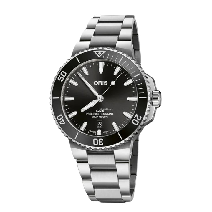 Oris New Watches - AQUIS DATE - BLACK | Manfredi Jewels