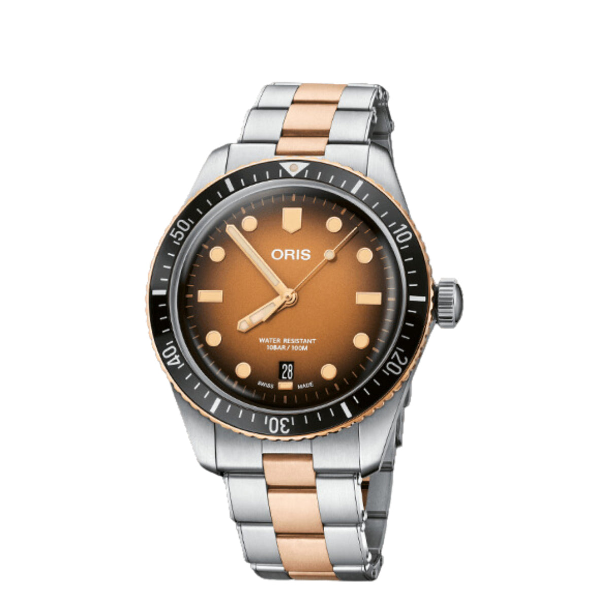 Oris Watches - DIVERS SIXTY-FIVE - BROWN TWO TONE | Manfredi Jewels