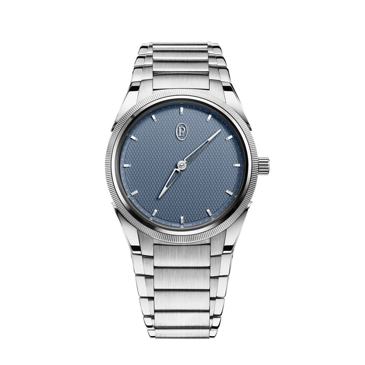 Parmigiani Fleurier Watches - TONDA PF AUTOMATIC STEEL STONE BLUE | Manfredi Jewels