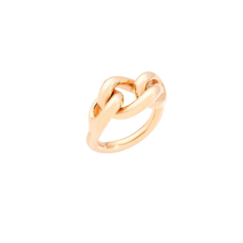 Pomellato Jewelry - Catene 18K Rose Gold Chain Link Ring | Manfredi Jewels