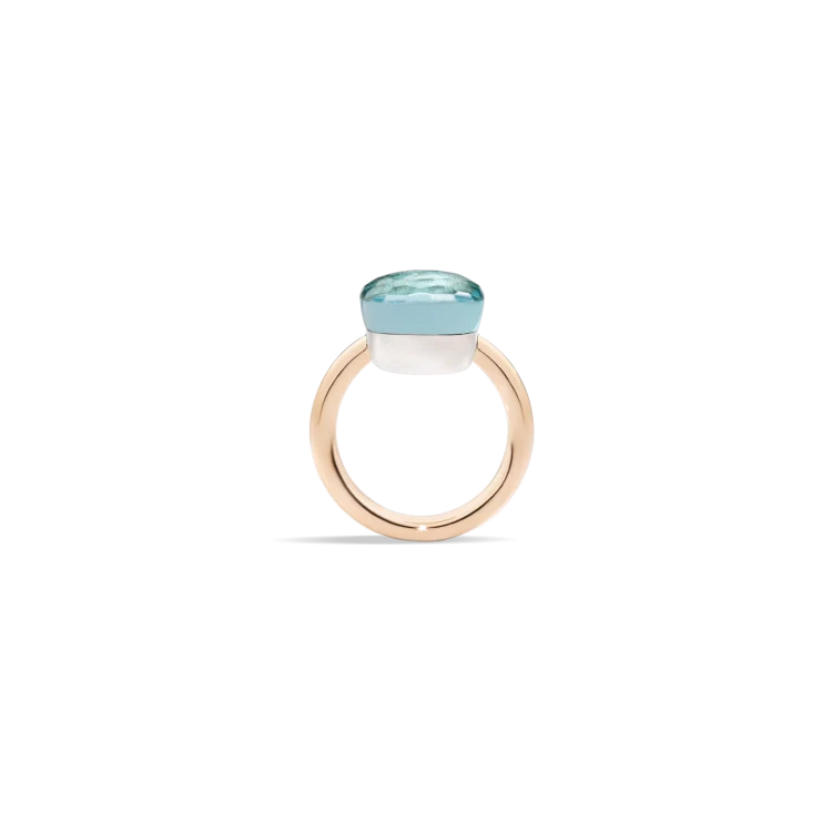 Pomellato Jewelry - NUDO - Sky Blue Topaz Nudo Ring Maxi | Manfredi Jewels