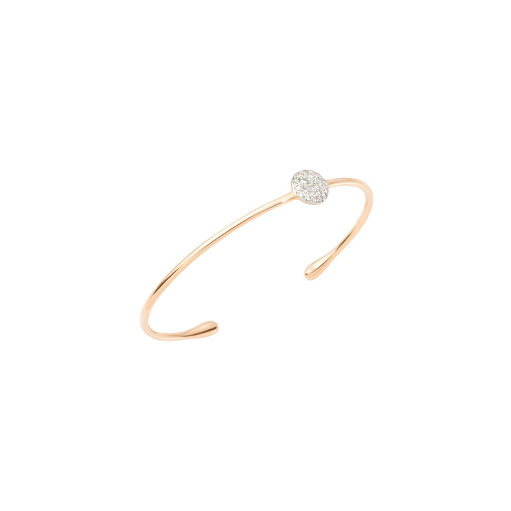 Pomellato Jewelry - Sabbia 18K Rose Gold Bracelet with Diamonds | Manfredi Jewels