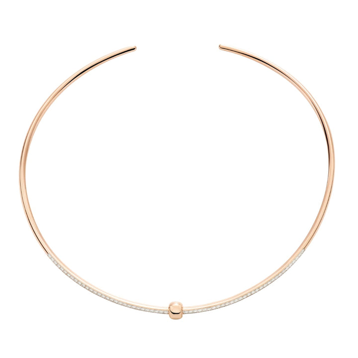 Pomellato Jewelry - Together 18K Rose Gold Diamond Choker | Manfredi Jewels