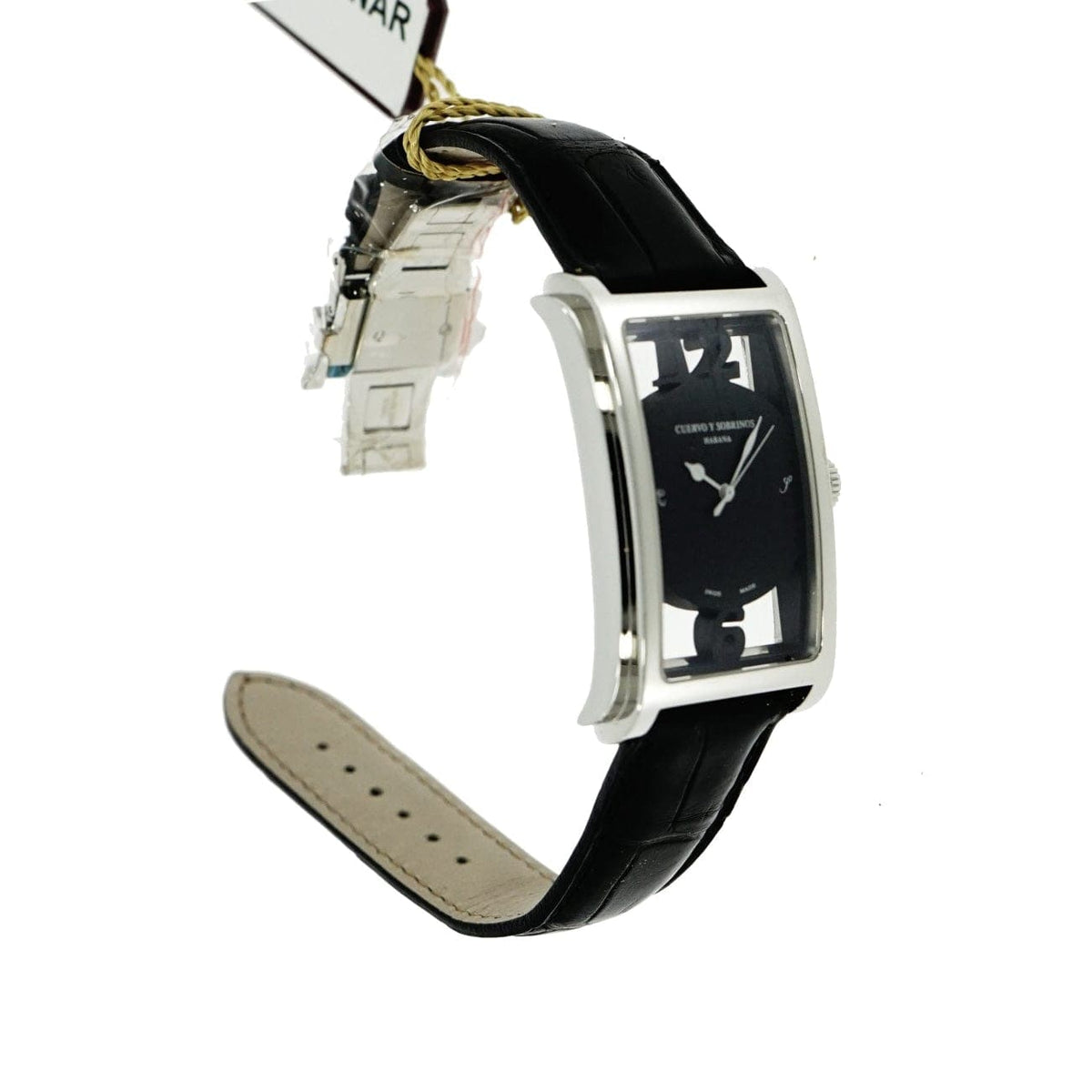 Pre-Owned Cuervo Y Sobrinos Pre-Owned Watches - Prominent Havana in Stainless Steel | Manfredi Jewels