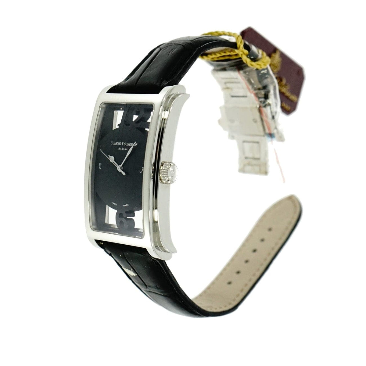 Pre-Owned Cuervo Y Sobrinos Pre-Owned Watches - Prominent Havana in Stainless Steel | Manfredi Jewels