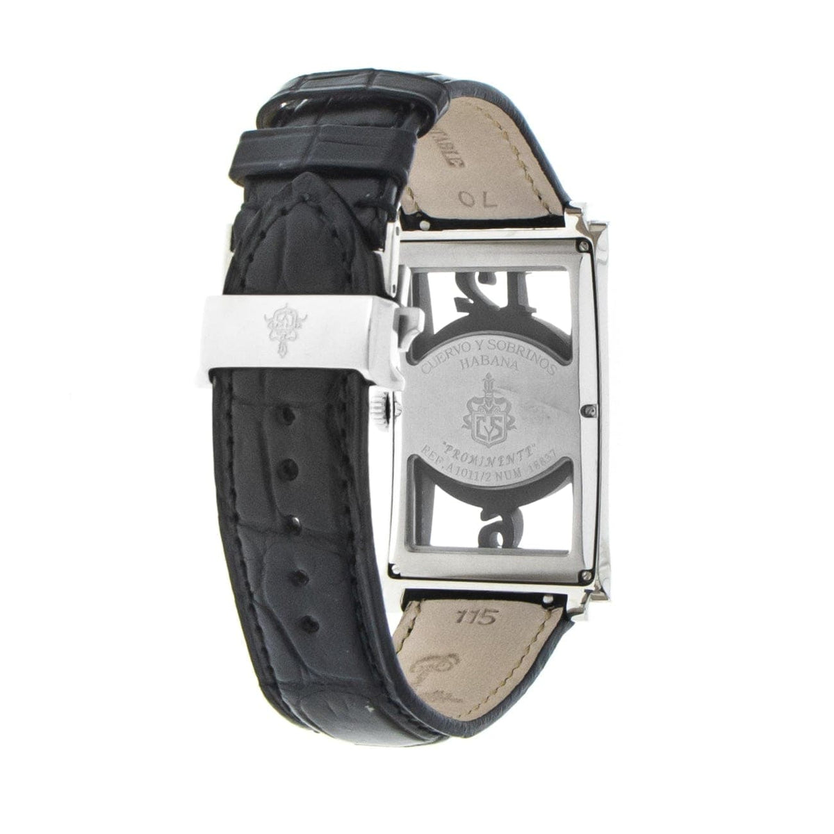 Pre-Owned Cuervo Y Sobrinos Pre-Owned Watches - Prominent Havana in Stainless Steel | Manfredi Jewels