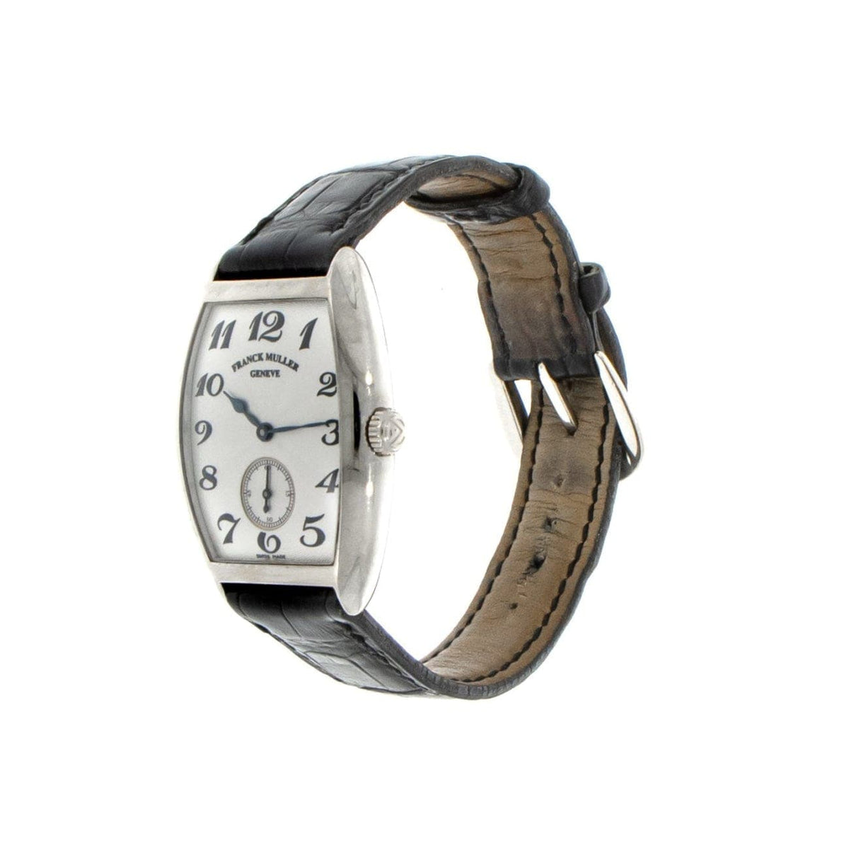 Pre-Owned Franck Muller Pre-Owned Watches - Cintrée Curvex 18K White Gold 7501S6 | Manfredi Jewels