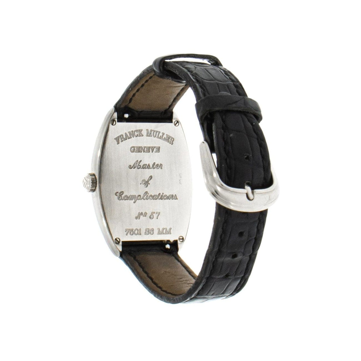 Pre-Owned Franck Muller Pre-Owned Watches - Cintrée Curvex 18K White Gold 7501S6 | Manfredi Jewels