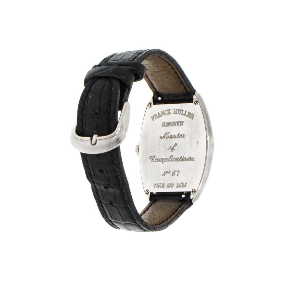Pre-Owned Franck Muller Pre-Owned Watches - Cintrée Curvex 18K White Gold 7501S6 | Manfredi Jewels