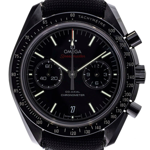 Pre - Owned Omega Watches - Speedmaster Moon watch “Dark Side of the Moon” in ceramic. | Manfredi Jewels