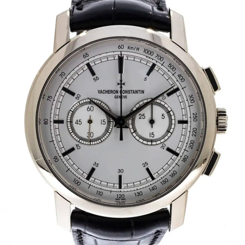 Pre - Owned Vacheron Constantin Watches - Patrimony Traditionelle Chronograph in White Gold | Manfredi Jewels