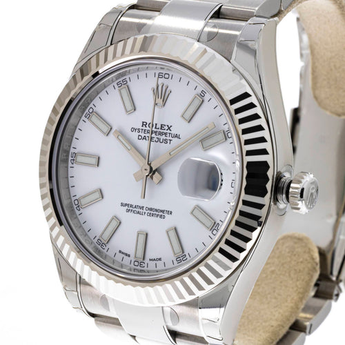 Datejust II white dial 116334