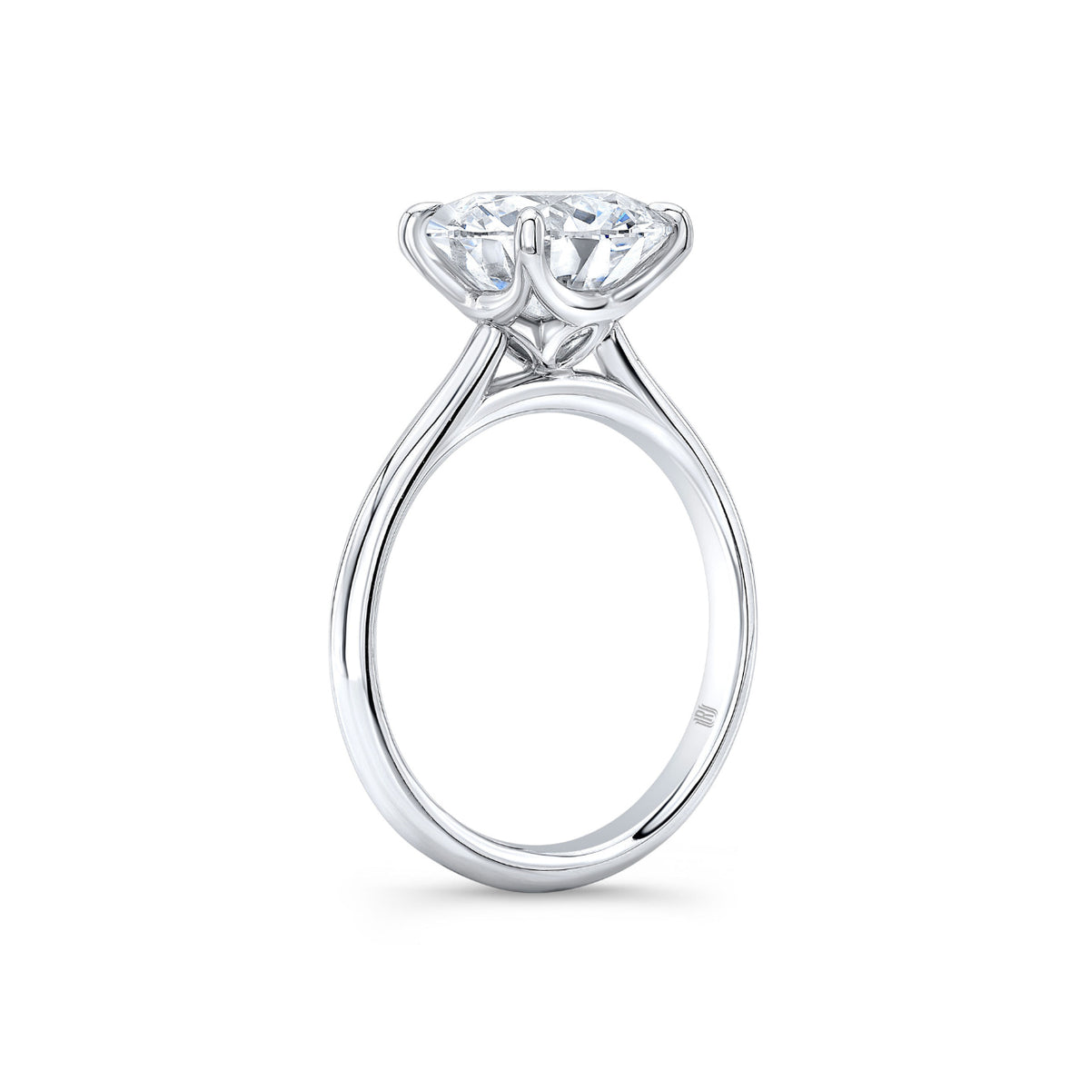 Rahaminov Diamonds Engagement - Round Cut 2.20 ct Platinum Diamond Engagement Ring | Manfredi Jewels
