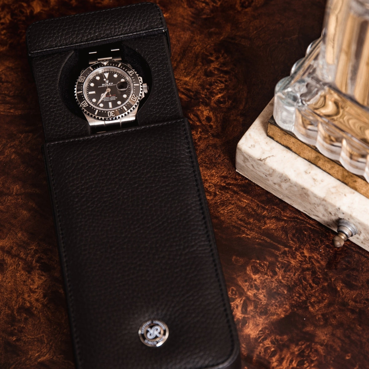 Rapport London Watch Box - Berkeley Single Watch Slip Case | Manfredi Jewels