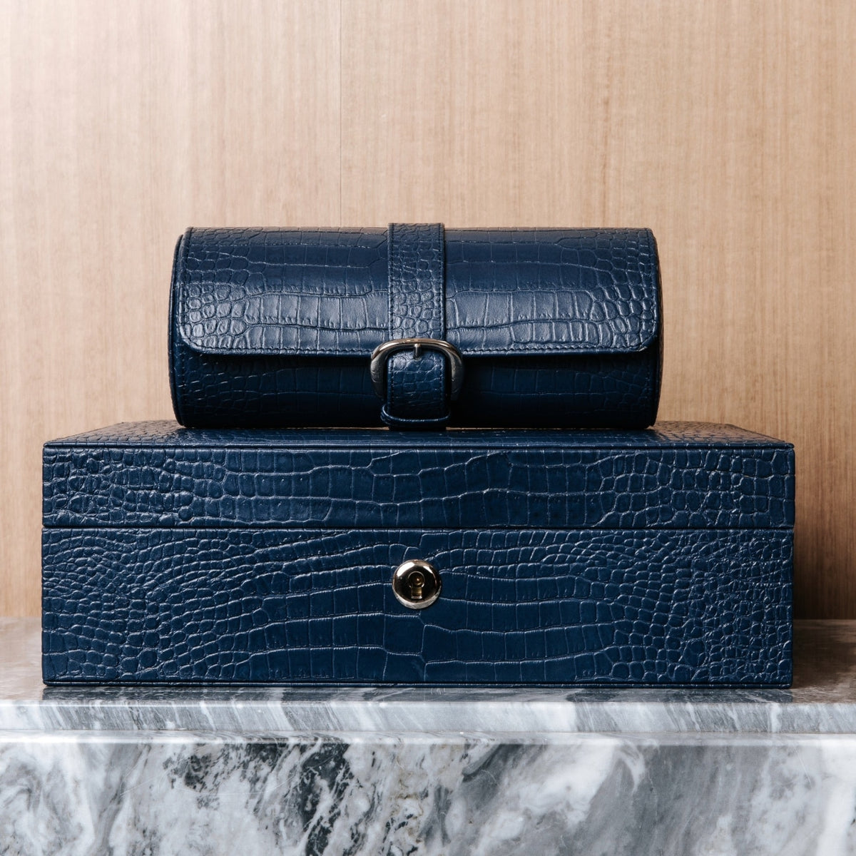 Rapport London Watch Box - Brompton Three Watch Roll | Manfredi Jewels