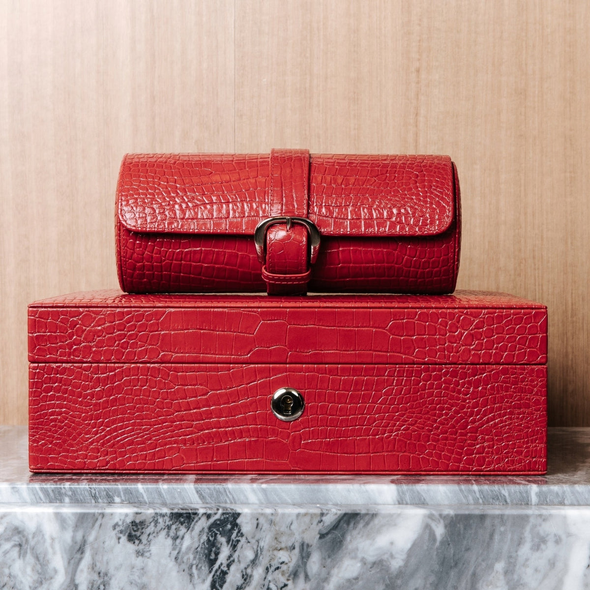 Rapport London Watch Box - Brompton Three Watch Roll | Manfredi Jewels