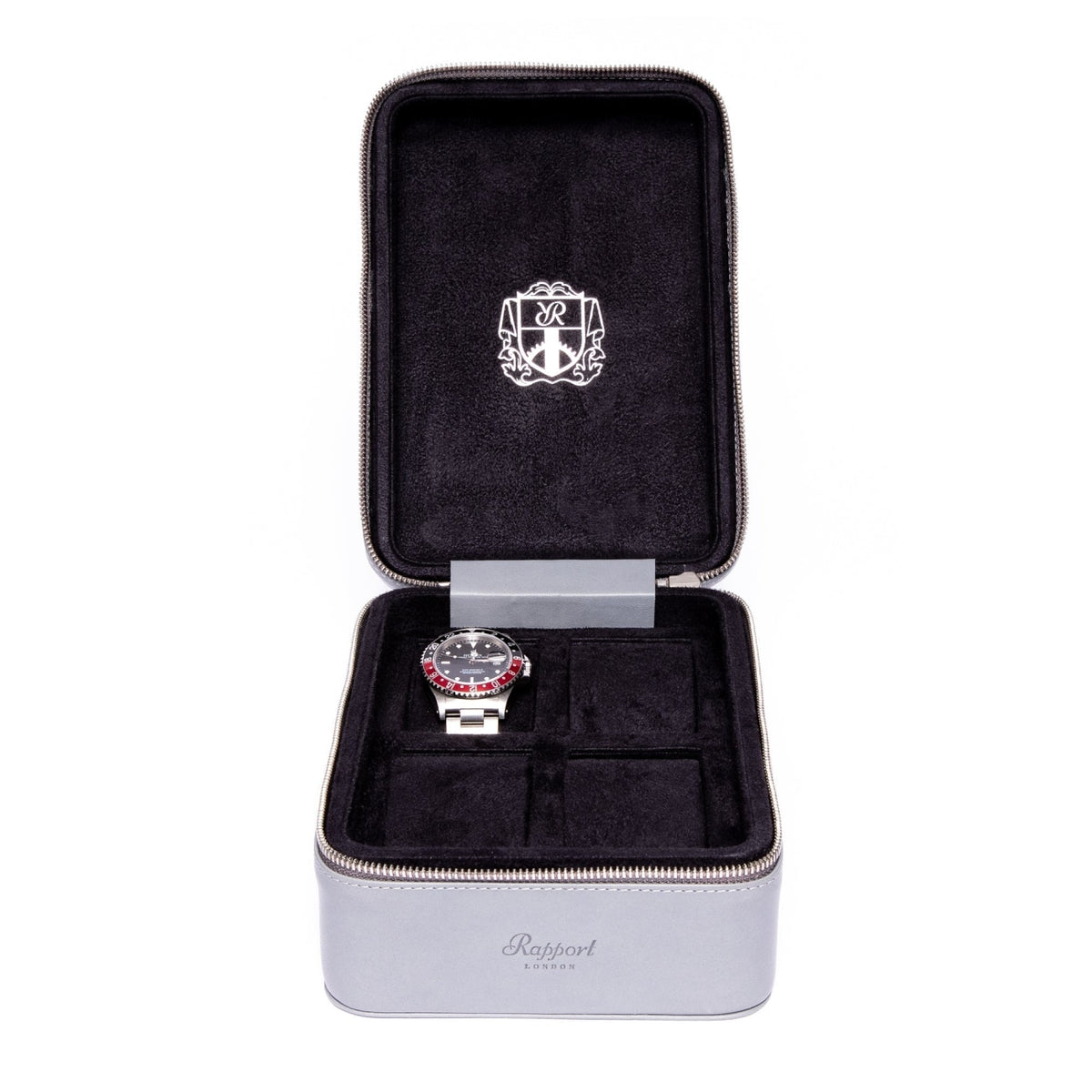 Rapport London Watch Box - Hyde Park Four Watch Zip Case | Manfredi Jewels