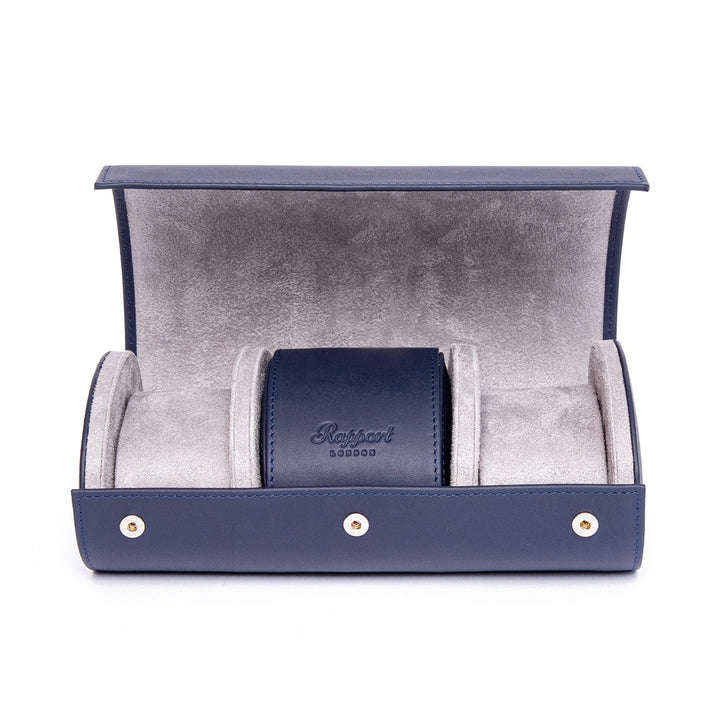 Rapport London Watch Box - Hyde Park Three Watch Roll | Manfredi Jewels