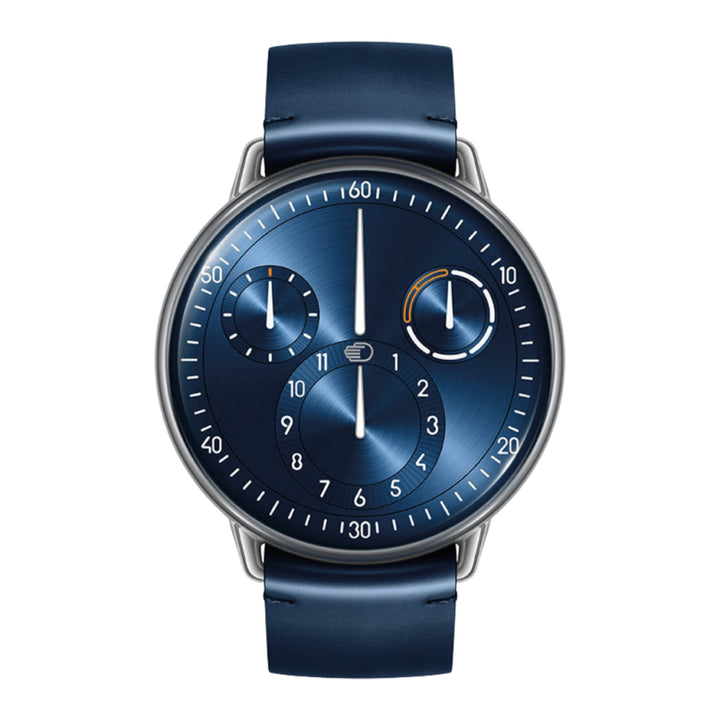 Ressence New Watches - TYPE 1° ROUND - NIGHT BLUE | Manfredi Jewels