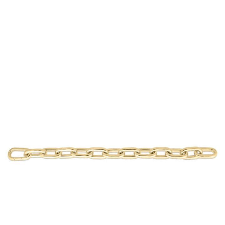 Roberto Coin Jewelry - Designer Gold 18K Yellow Gold Chunky Paperclip Bracelet | Manfredi Jewels