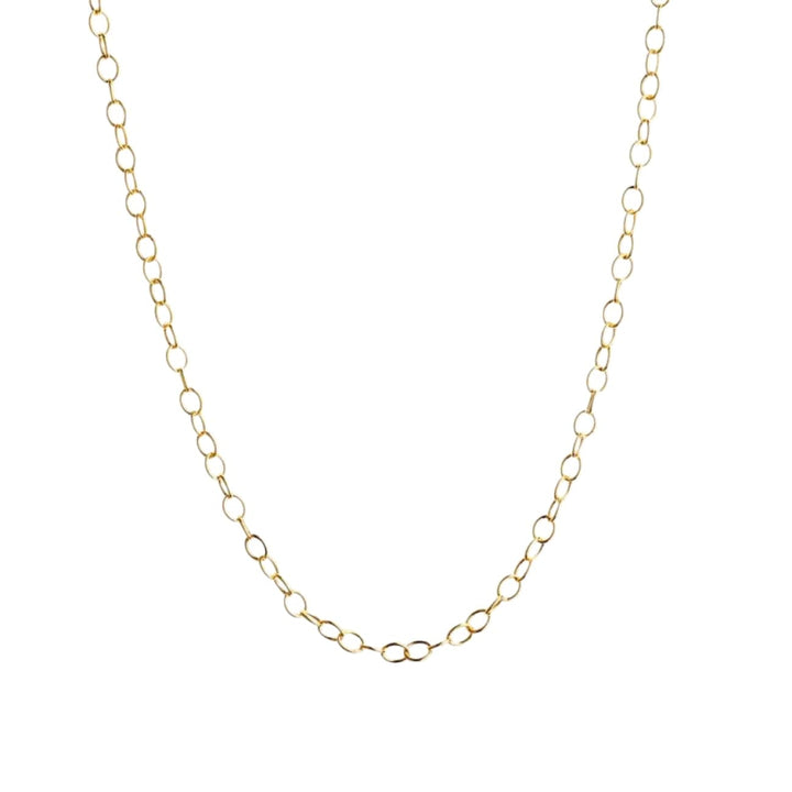 Syna Jewelry - Chain 18K Yellow Gold Large Link Necklace | Manfredi Jewels