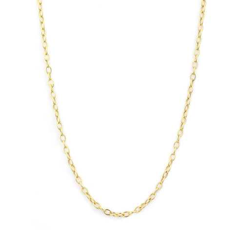 Syna Jewelry - 18k Yellow Gold Small Link Chain Necklace | Manfredi Jewels