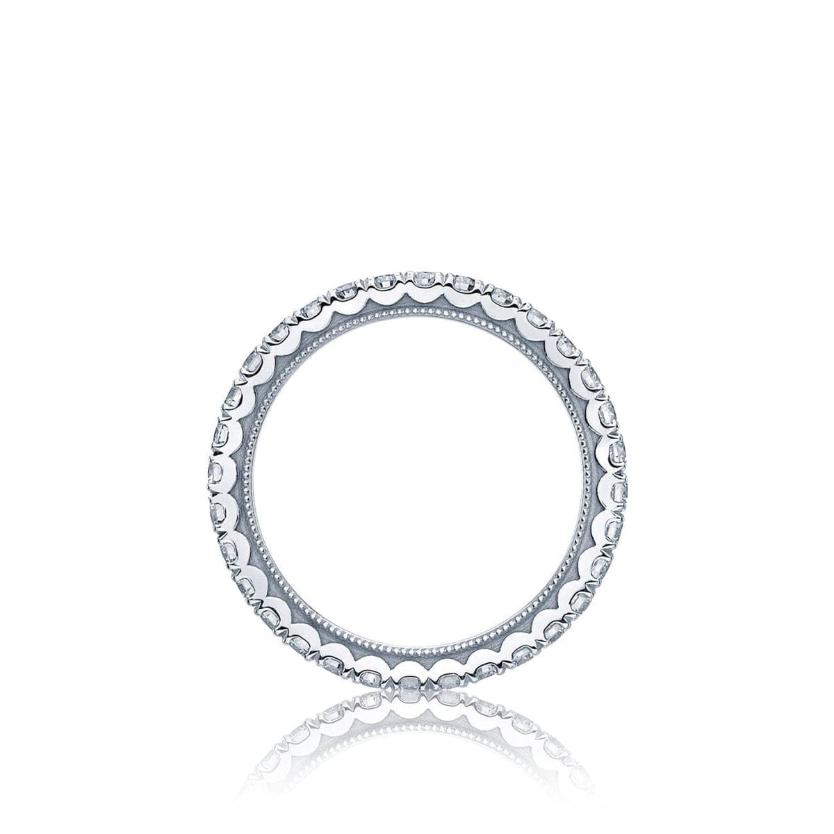 Tacori Jewelry - Plat Diamond Eternity 18K White Gold Band | Manfredi Jewels