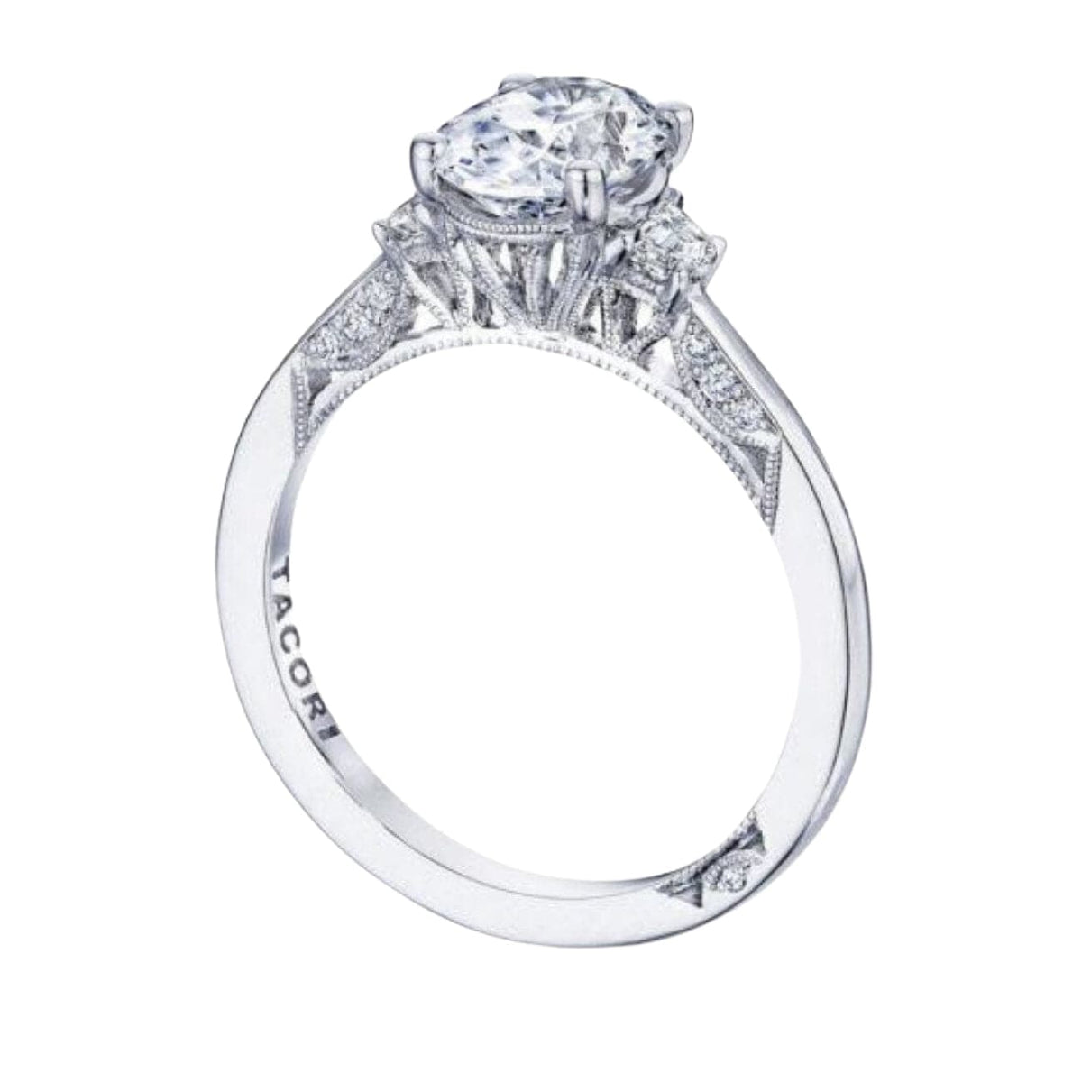Tacori Engagement - Simply Tacori 18K White Gold Ring | Manfredi Jewels