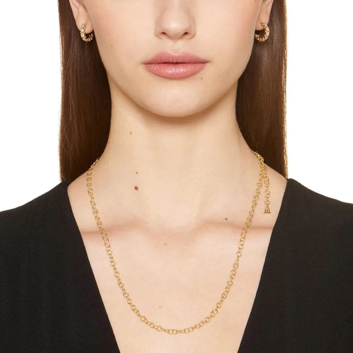 Temple St Clair Jewelry - Fine 18K Yellow Gold Round Chain Necklace | Manfredi Jewels