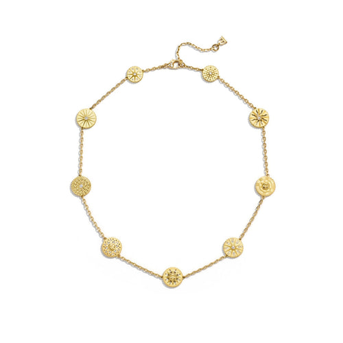 Temple St Clair Jewelry - Orbit 18K Yellow Gold Diamond Necklace | Manfredi Jewels