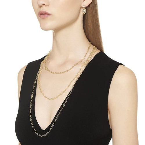Temple St Clair Jewelry - Ribbon 18K Yellow Gold Chain Necklace | Manfredi Jewels