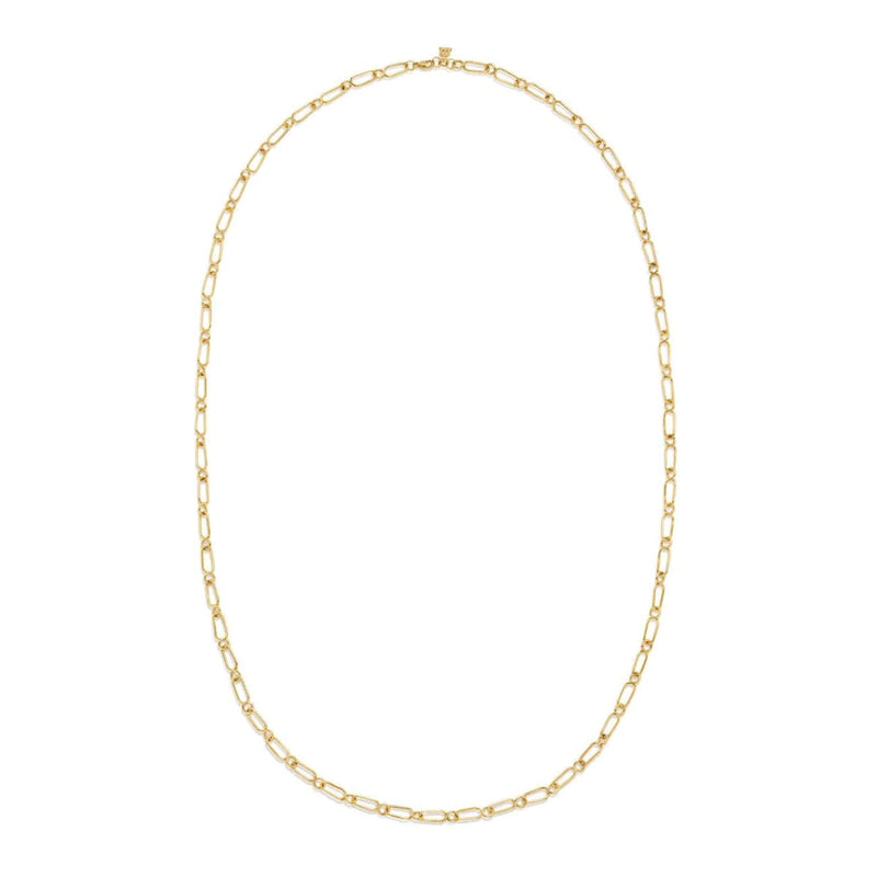 Temple St Clair Jewelry - Small River 18K Yellow Gold Chain Necklace | Manfredi Jewels