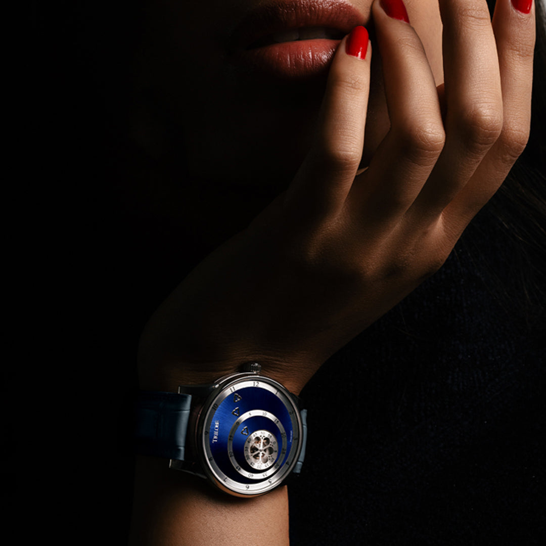 Trilobe Watches - LES MATINAUX - 38 SUNRAY BLUE | Manfredi Jewels