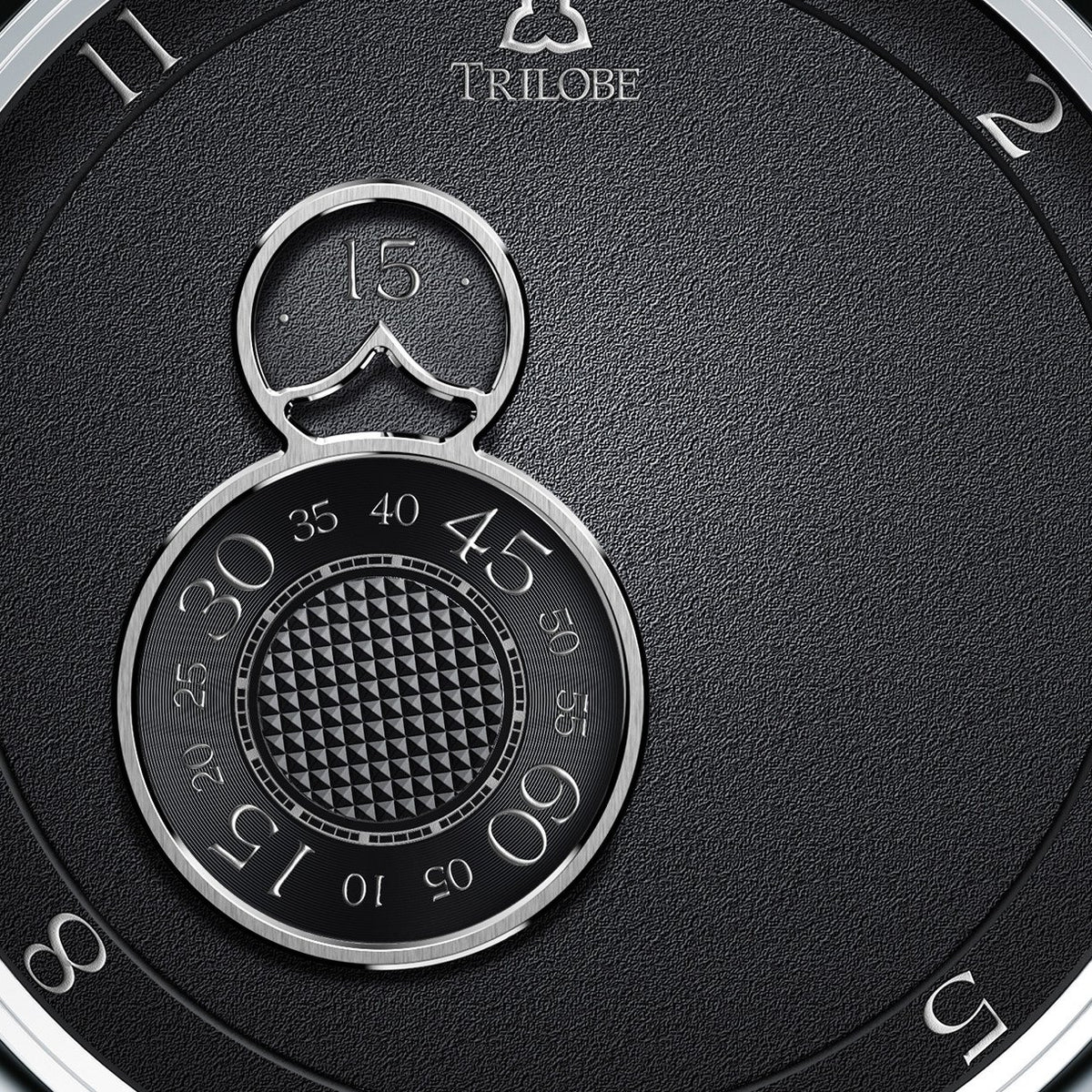 Trilobe Watches - NUIT FANTASTIQUE - 40.5 GRAINED BLACK | Manfredi Jewels