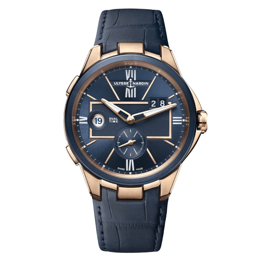 Ulysse Nardin New Watches - BLAST DUAL TIME 42MM ROSE GOLD | Manfredi Jewels