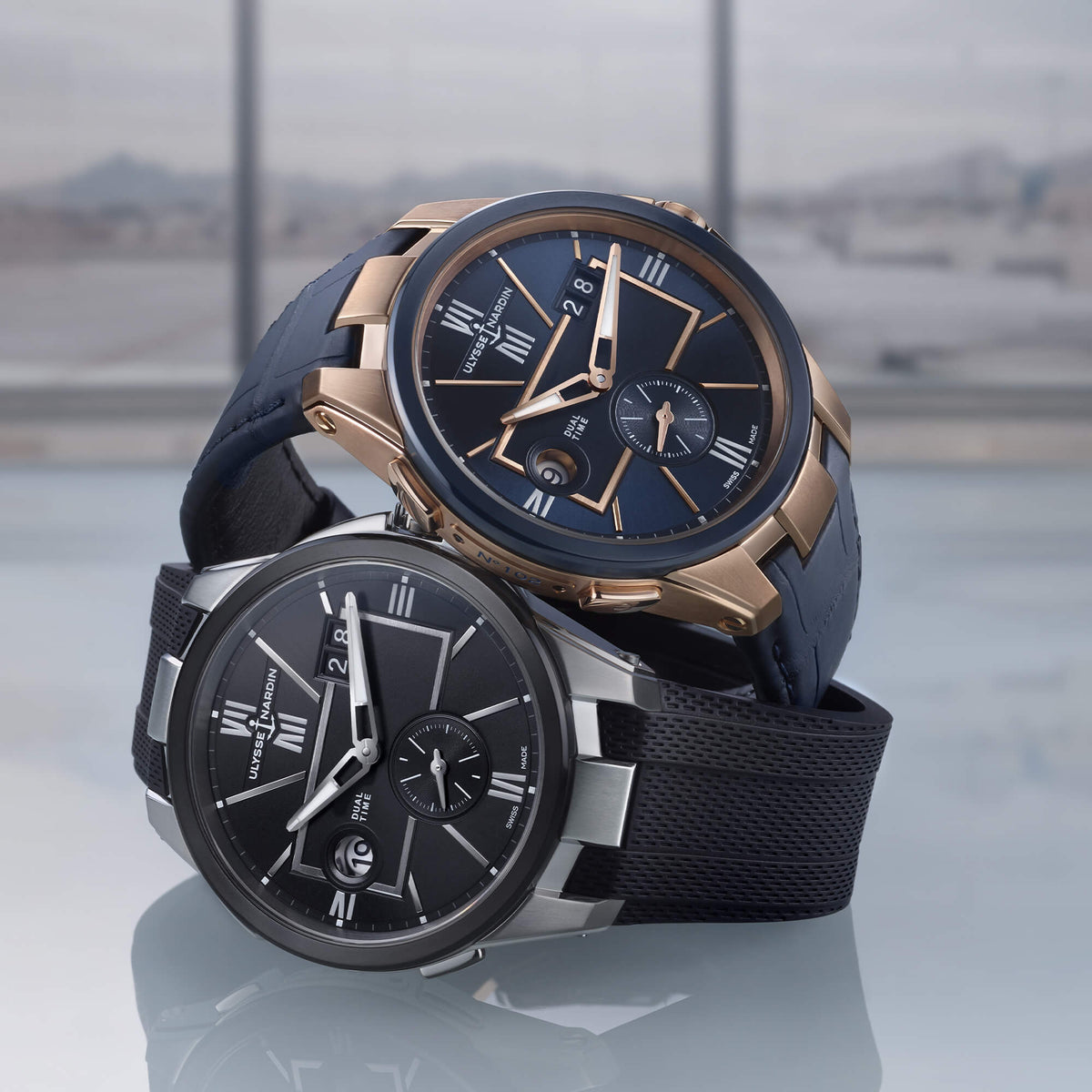 Ulysse Nardin Watches - BLAST DUAL TIME 42MM STEEL | Manfredi Jewels