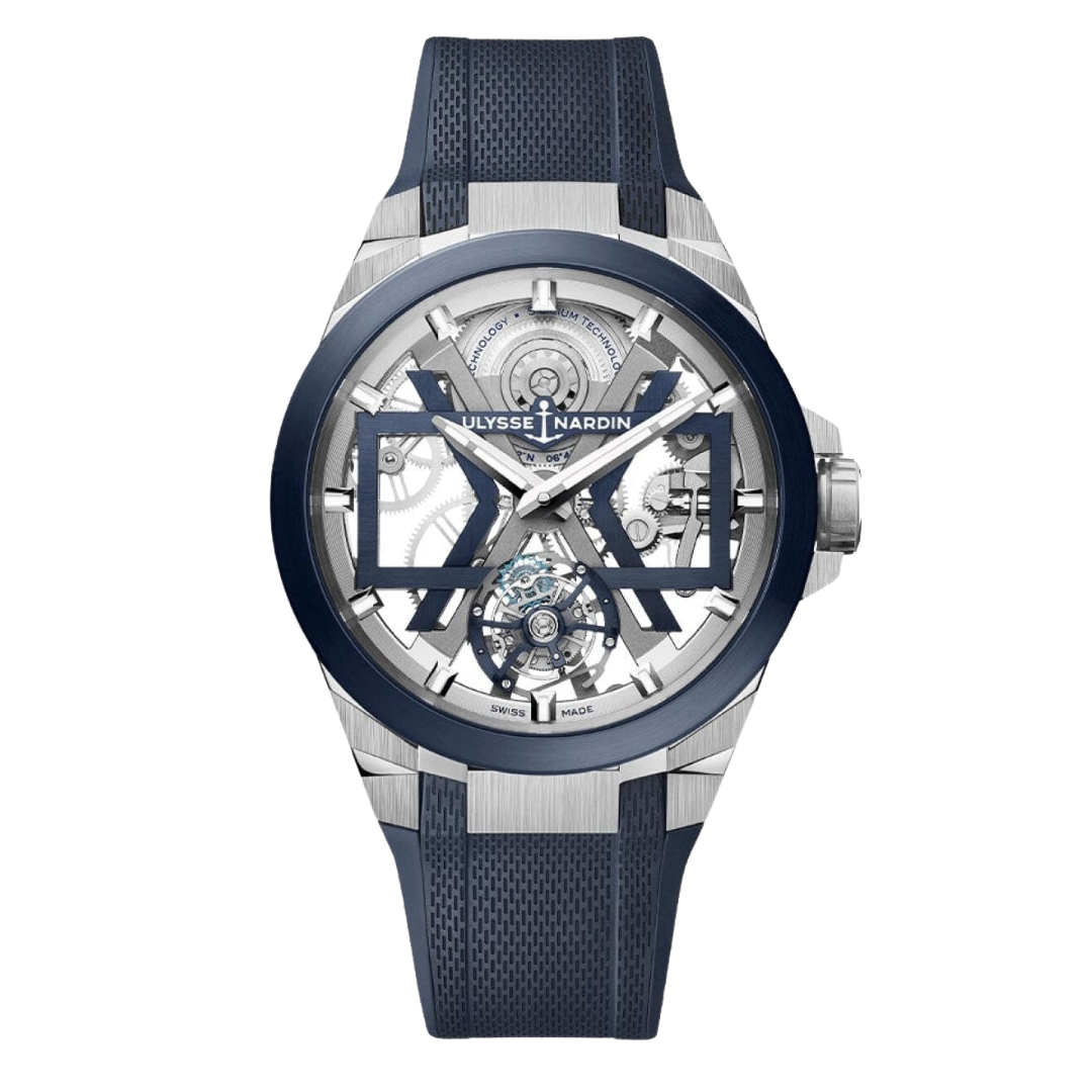 Ulysse Nardin New Watches - BLAST TOURBILLON 45MM BLUE PVD TITANIUM | Manfredi Jewels
