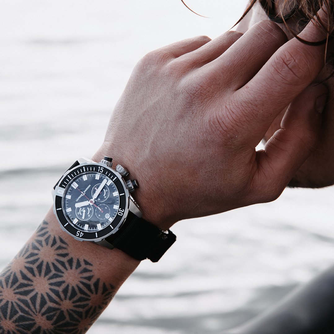 Ulysse Nardin Watches - DIVER CHRONOGRAPH 44MM TITANIUM | Manfredi Jewels