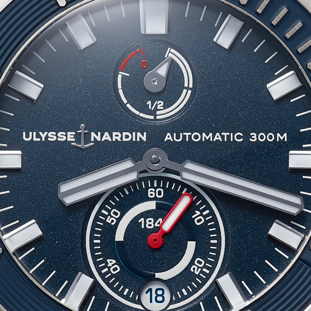 Ulysse Nardin New Watches - DIVER CHRONOMETER BEAU LAKE 44MM TITANIUM | Manfredi Jewels