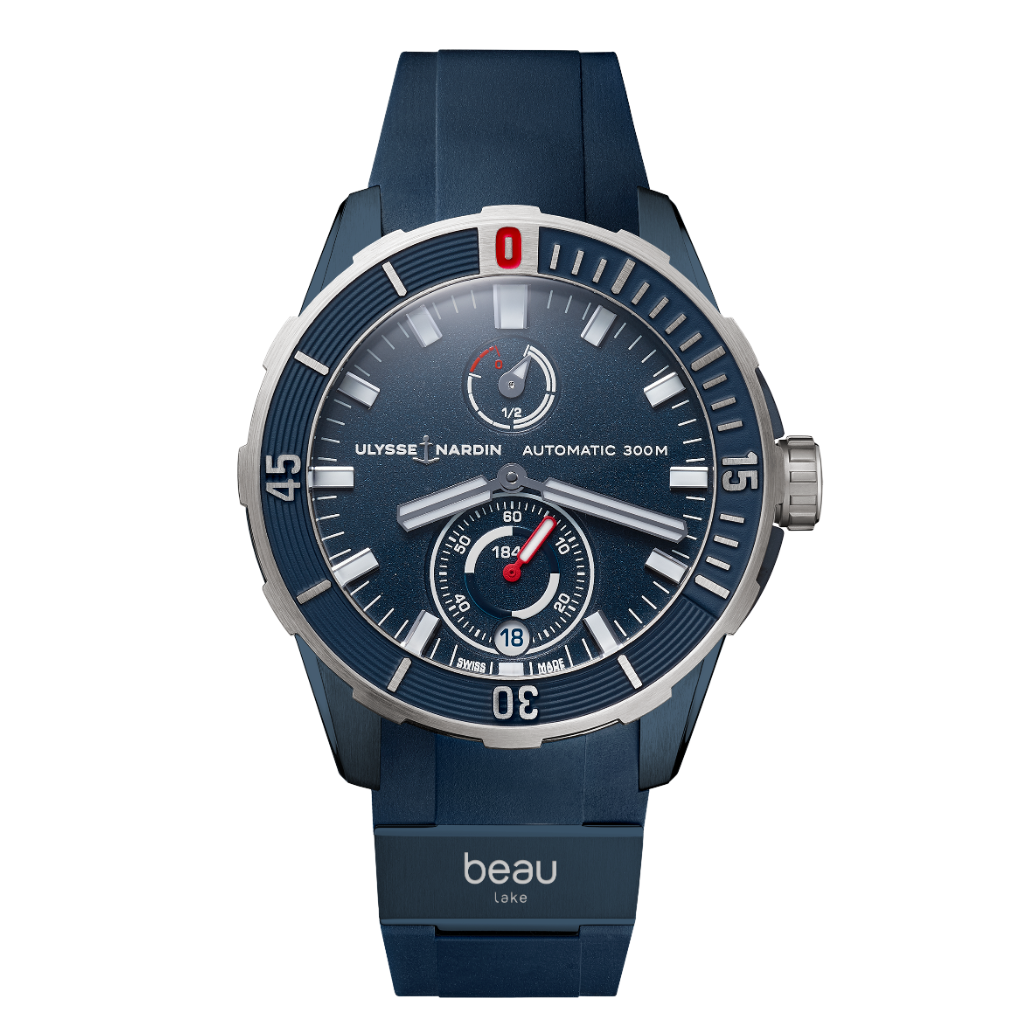 Ulysse Nardin New Watches - DIVER CHRONOMETER BEAU LAKE 44MM TITANIUM | Manfredi Jewels