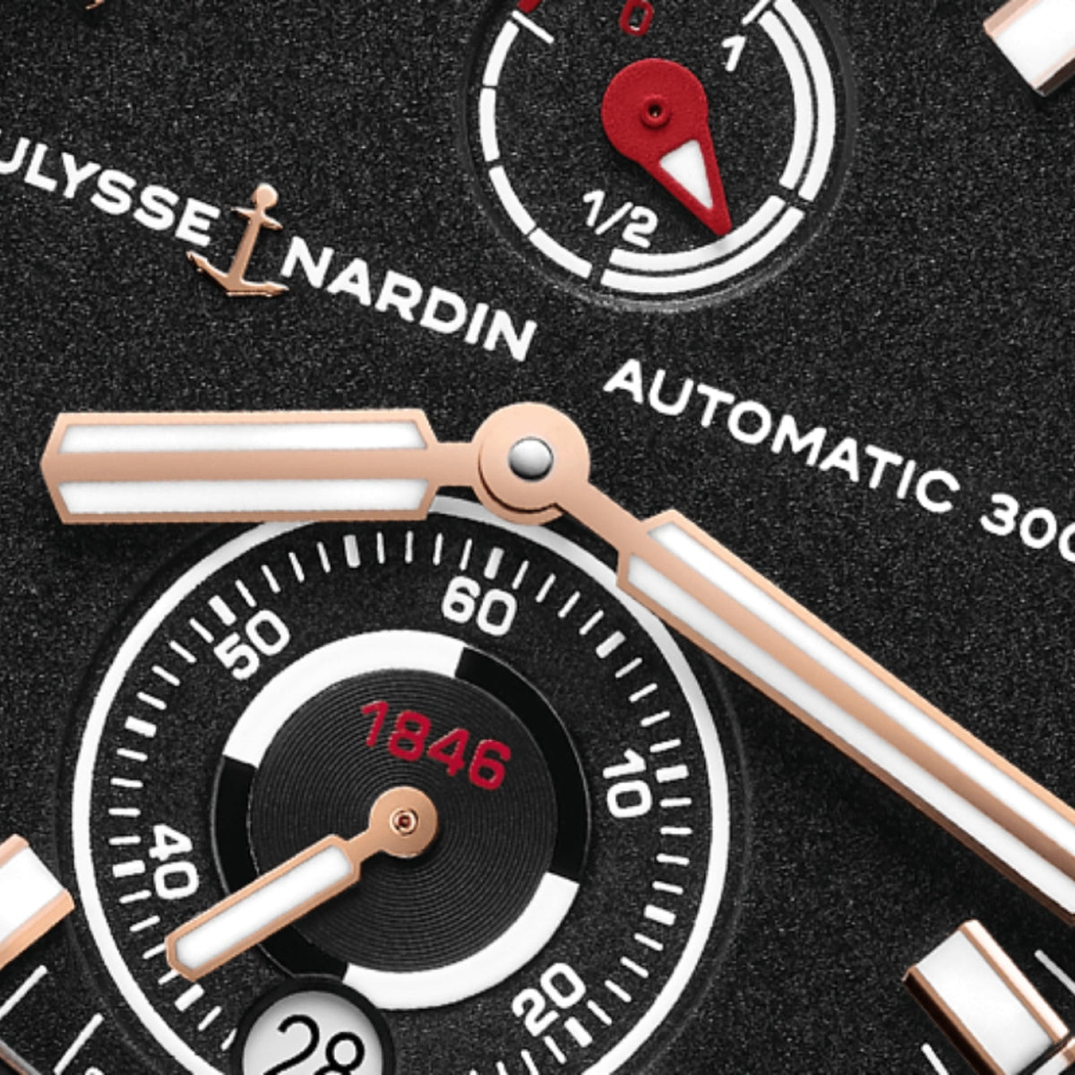 Ulysse Nardin Watches - DIVER CHRONOMETER 44MM TITANIUM & ROSE GOLD | Manfredi Jewels