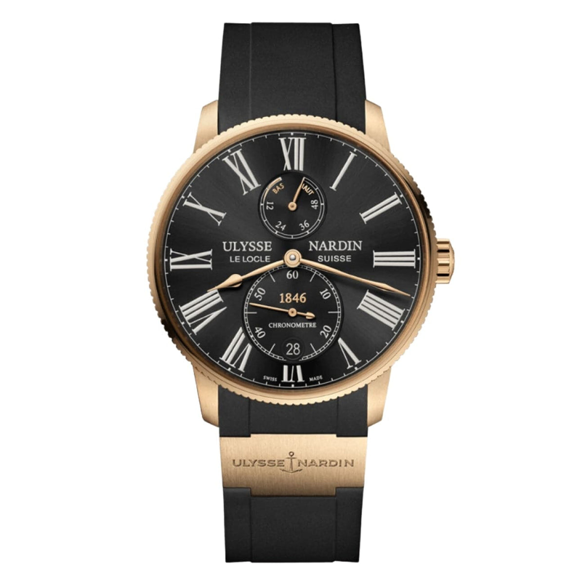 Ulysse Nardin Watches - MARINE TORPILLEUR 42MM ROSE GOLD | Manfredi Jewels